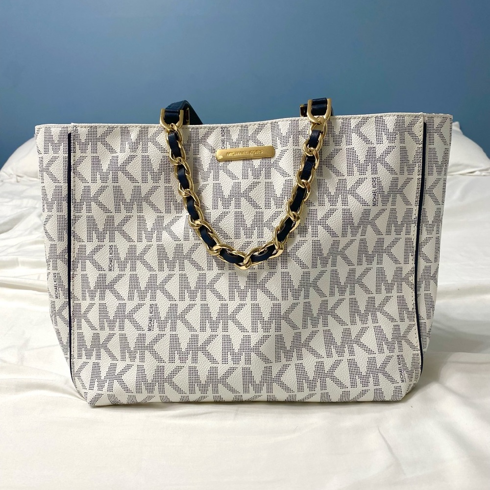 Michael Kors Navy Tote Handbag